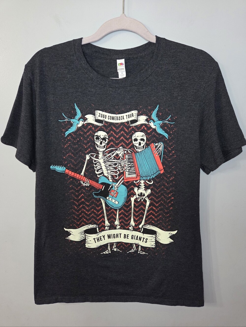 They Might Be Giants "2060 Comeback Tour" t-shirt Music Band Tee Unisex Size M